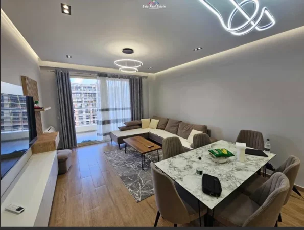 Tirane, jepet me qera apartament 2+1+Ballkon Kati 9, 100 m² 730 € (Kompleksi turdiu)