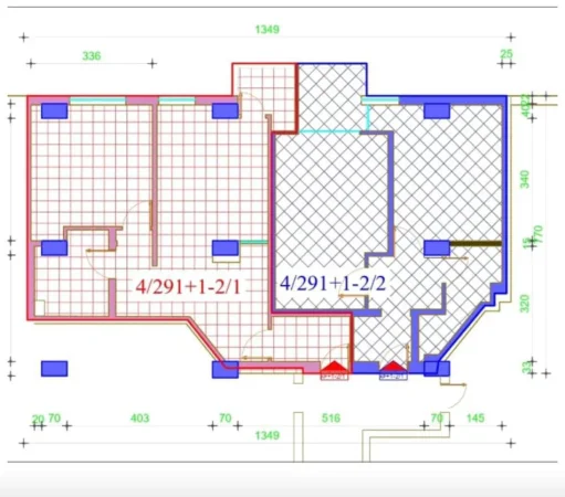 Shitet apartament 1+1 Kati 3, 55 m² 158.000 € (Prane Hotel Mondial, rruga Muhamet Gjollesha)