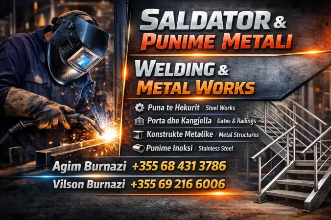 Tirane, ofroj Sherbime metalike, porta dhe kangjella