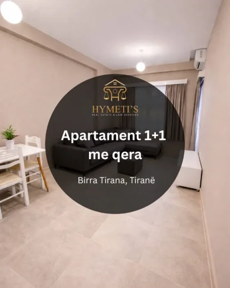 Tirane, jepet me qera apartament 1+1 , 60 m² 600 € (perballe Birra Tirana)