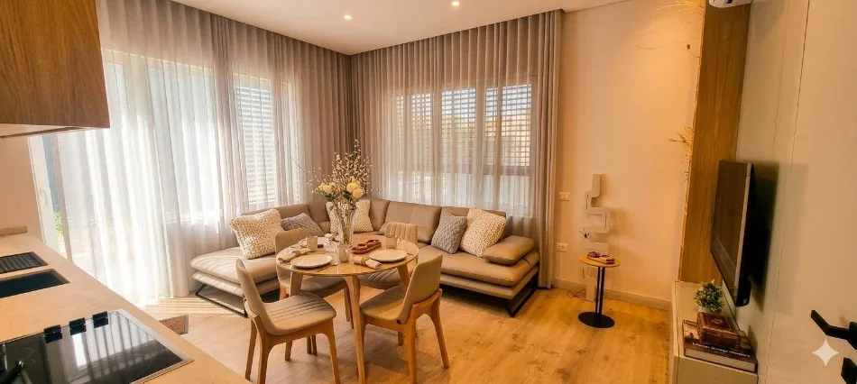 Tirane, jepet me qera apartament 1+1 Kati 2, 110 m² 900 € (Kodra e Diellit)