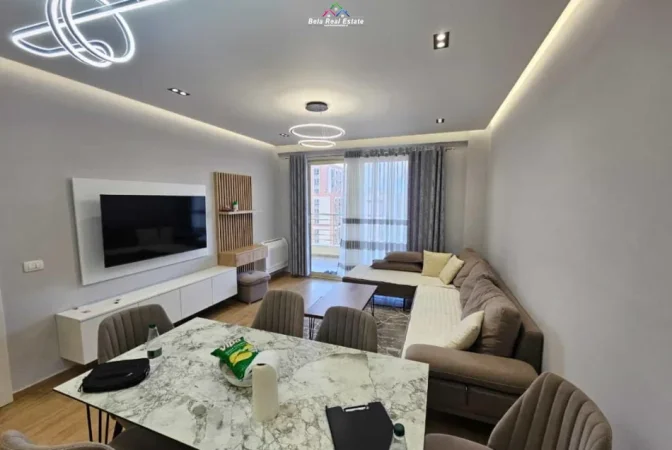 Tirane, jepet me qera apartament 2+1 Kati 9, 100 m² 730 € (Rruga Beniamin Kruta)