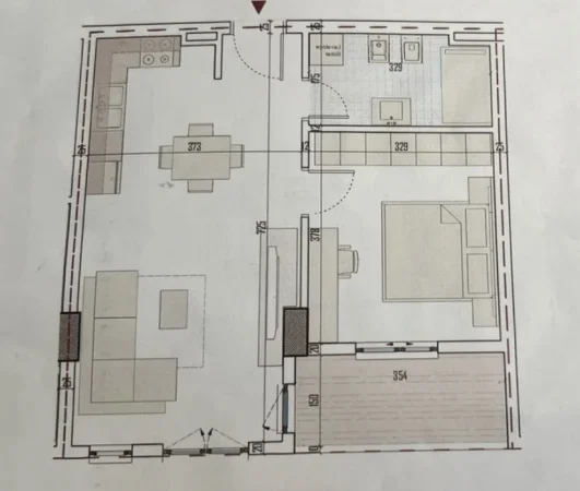 Tirane, shitet apartament 1+1+Ballkon Kati 6, 65 m² 71.100 € (Ringside Residences, Paskuqan)