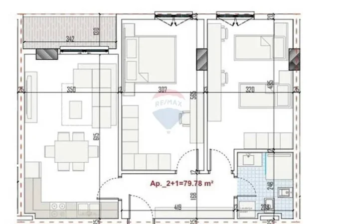 Tirane, shes apartament , 92 m² 105.900 € 