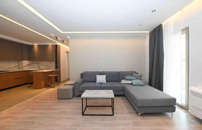 Jepet me Qera Apartament 2+1+2 te Kompleksi Delijorgji