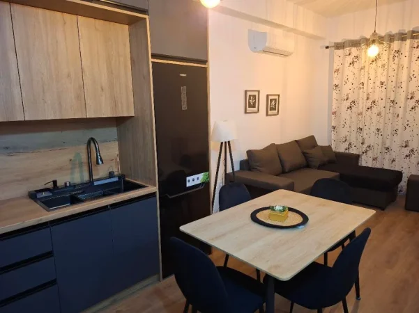 Tirane, jepet me qera apartament 1+1 Kati 5, 49 m² 400 € (Ali Demi)