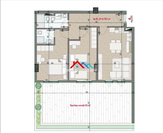 Tirane, shitet apartament 2+1+Ballkon Kati 0, 92 m² 150.000 € (RRUGA GRYKA E KACANIKUT,UNIVERS CITY)
