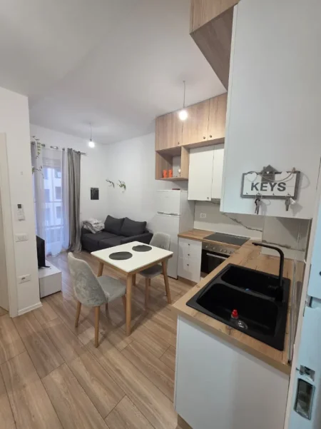 Tirane, jepet me qera apartament 1+1+Ballkon Kati 8, 52 m² 370 € (Rruga Pasho Hysa)