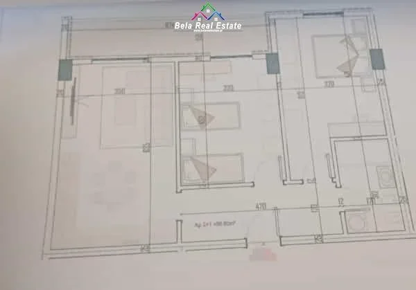 Tirane, shes apartament 2+1 Kati 2, 100 m² 120.000 € (paskuqan)