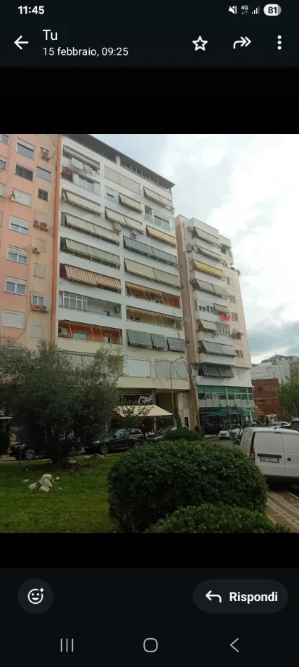 Tirane, jap me qera apartament 1+1+Ballkon Kati 2,