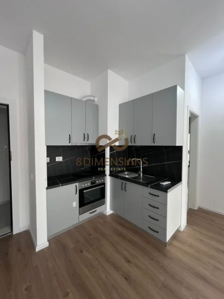 Tirane, jepet me qera apartament 1+1 8, 60 350 (ali demi)