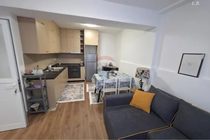 Tirane, jepet me qera apartament 1+1 , 55 m² 500 € (Komuna e Parisit)