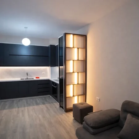 Tirane, jepet me qera apartament 1+1+Ballkon , 70 m² 50,000 ALL (Astir, prane Urban Gate)