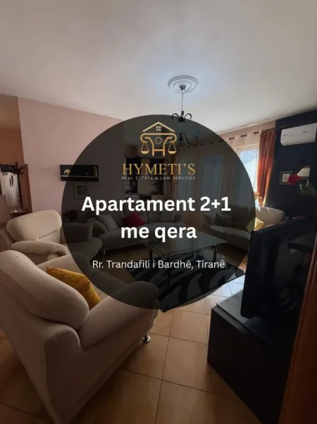 Tirane, jepet me qera apartament 2+1 , 95 m² (Rr. Trendafili i Bardhe)