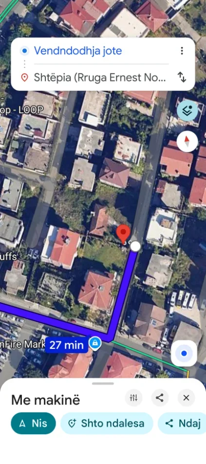 Tirane, Jepet truall per ndërrim me % ,550 m² (Rruga Kodra e Priftit , Rr Marije Kraja)