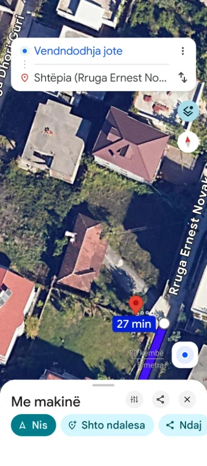 Tirane, Jepet truall per ndërrim me % ,550 m² (Rruga Kodra e Priftit , Rr Marije Kraja)