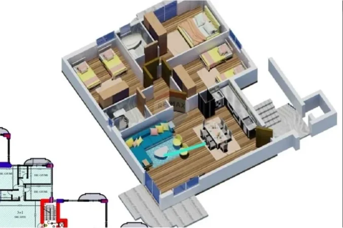 Tirane, shitet apartament , 151 m² 271.410 € 