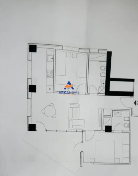 Tirane, shitet apartament 2+1+Ballkon Kati 8, 99 m² 113.850 € 