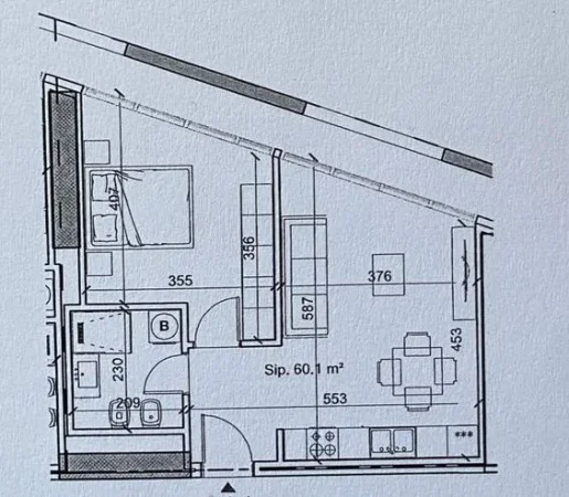 Tirane, shitet apartament 1+1 Kati 4, 78 m² 140.000 € (Porcelani.)