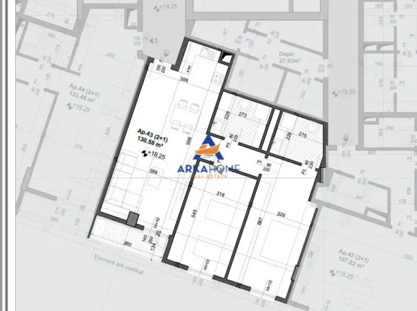 Tirane, shitet apartament 2+1+Ballkon Kati 5, 130 m² 229.000 € 