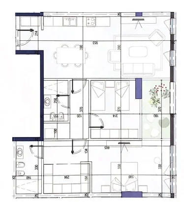 Tirane, shes apartament 2+1 Kati 10, 129 m² 33.800 € (White Tower)