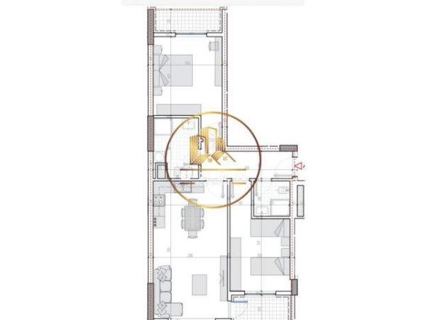 Tirane, shitet apartament 2+1+A+BLK Kati 8, 106 m² 76.320 Euro (UNIVERS CITY)
