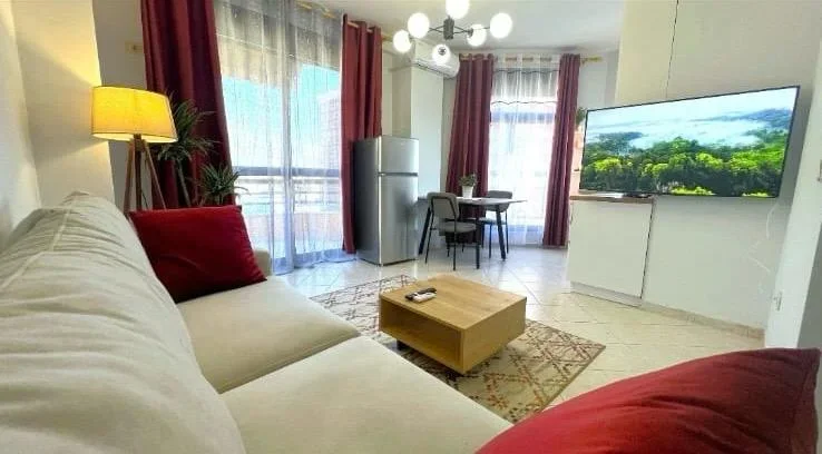 Tirane, jepet me qera apartament 1+1+Aneks+Ballkon Kati 9, 55 m² 570 € (Supermarket Joena 21 dhjetori)
