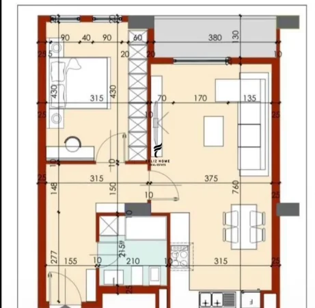 Tirane, shitet apartament 1+1 Kati 4, 73 m² 150.000 € (RRUGA E DIBRES)