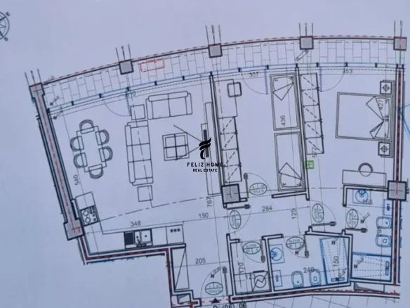 Tirane, shitet apartament 2+1 Kati 6, 116 m² 600.000 € (LAKE VIEW)