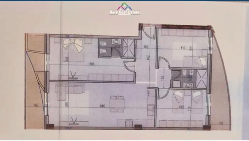 Tirane, jepet me qera zyre Kati 8, 126 m² 1.040 € (Golden Tower)