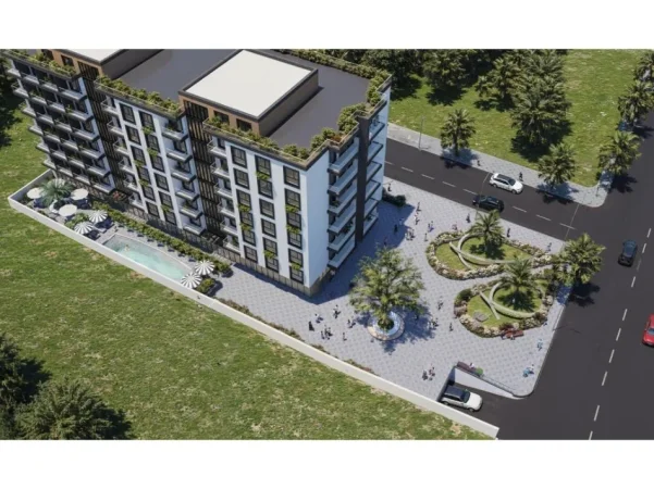 Golem, shitet apartament 1+1 Kati 4, 68 m² 89.570 € (Liam Residence, Golem)