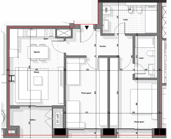 Tirane, shitet apartament 2+1+Aneks+Ballkon Kati 21, 125 m² 427.720 € (Bulevardi i Ri)