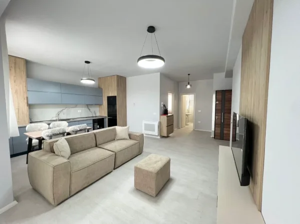 Tirane, jepet me qera apartament 2+1+Ballkon Kati 6, 97 m² 780 € (River Rezidence)