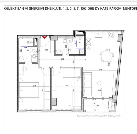 Tirane, shitet apartament 2+1 Kati 3, 112 m² 188.000 € (Porcelan)