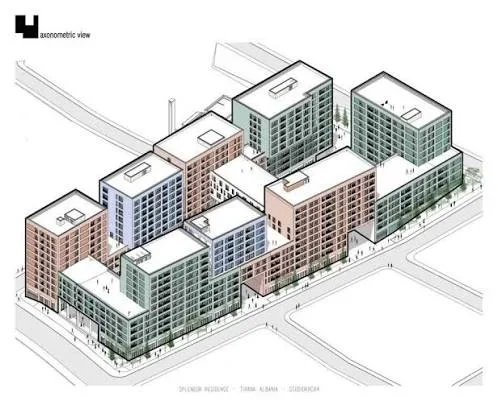 Tirane, shitet apartament 1+1 Kati 7, 77 m² 128.700 € 