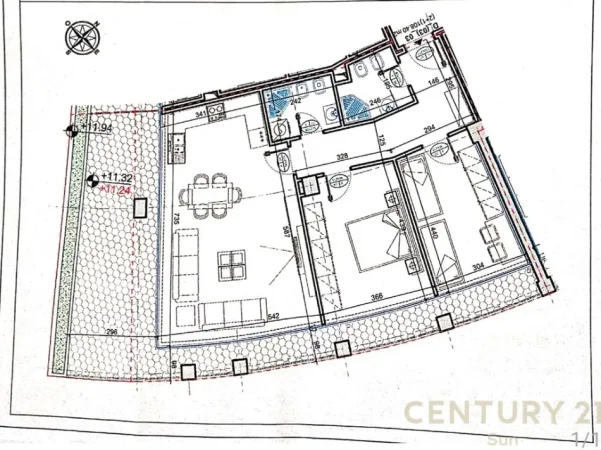 Shqiperi, jepet me qera zyre Kati 4, 150 m² 1.700 € (leak view)