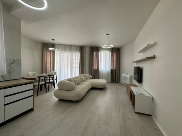 Tirane, jepet me qera apartament 1+1 Kati 2, 80 m² 650 € (RIVER REZIDENCE)