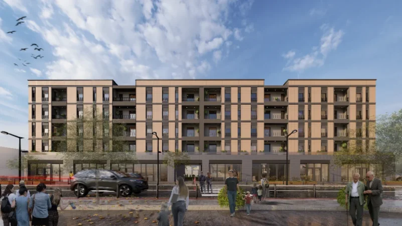 Tirane, shes apartament 1+1 Kati 4, 77 m² 71.600 € gati per banim  (Rruga Skenderbeu, Kamez)