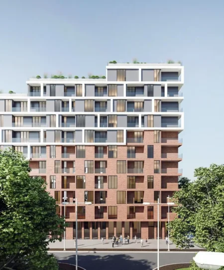 Tirane, shitet apartament 2+1 Kati 8, 99 m² (ISH FUSHA AVIACIONIT)