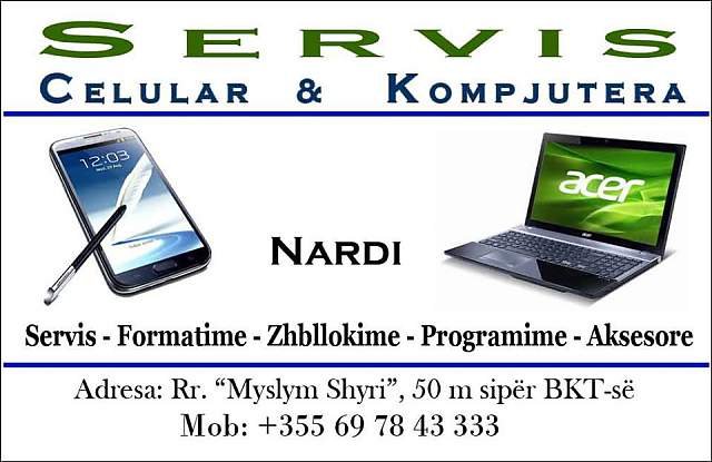 Tirane, - SERVIS CELULARE NARDI