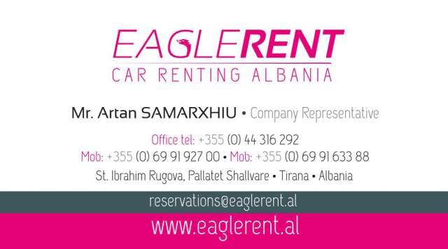 Tirane, - EAGLE CAR RENTALS MAKINA ME QERA