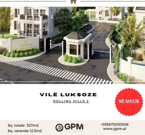 Tirane, shitet Vile 2 Katshe 527 m² 1.000.000 Euro tek Rolling Hills 2