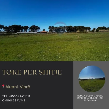 Vlore, shitet toke bujqesore , 6.500 m² (Akerni, Vlore)