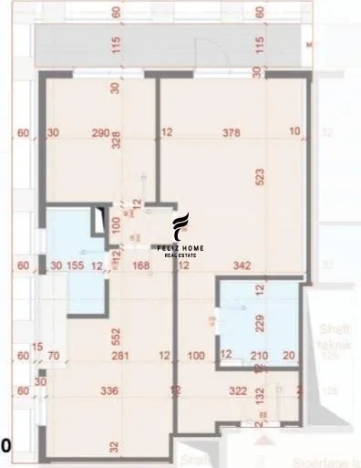 Tirane, shitet apartament 2+1 Kati 15, 121 m² 267.000 € (ZOGU I ZI)