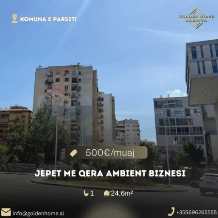 Tirane, jepet me qera Kati 0, 25 m² 500 €