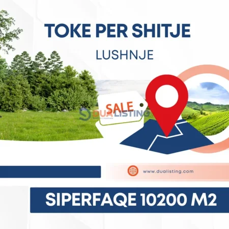 Lushnje, shitet toke , 10.200 m² 