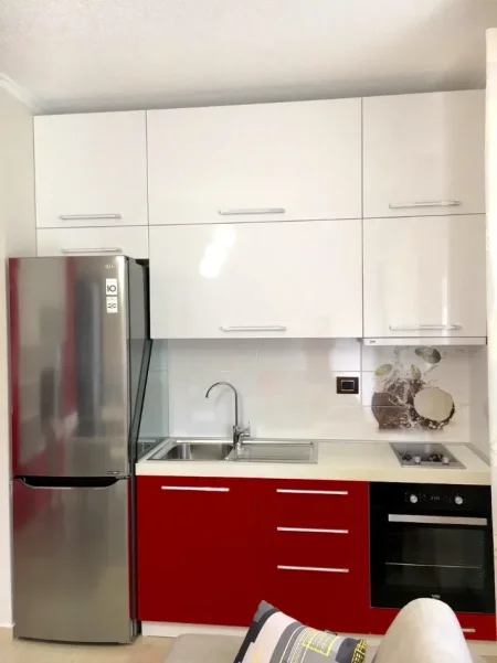 Tirane, jepet me qera apartament 1+1+Ballkon , 600 € (Liqeni i Thatë)