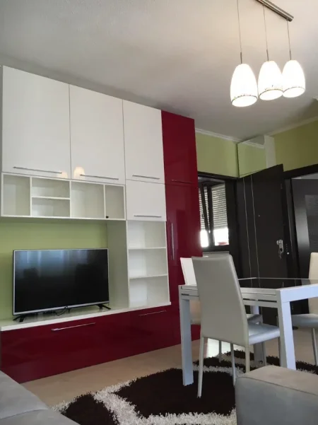 Tirane, jepet me qera apartament 1+1+Ballkon , 600 € (Liqeni i Thatë)