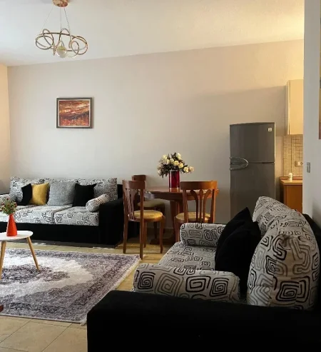 Tirane, jepet me qera apartament 1+1 Kati 1, 65 m² 600 € (Rruga Mine Peza)