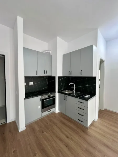 Tirane, jepet me qera apartament 1+1 Kati 8, 60 m² 350 € (Ali Demi)